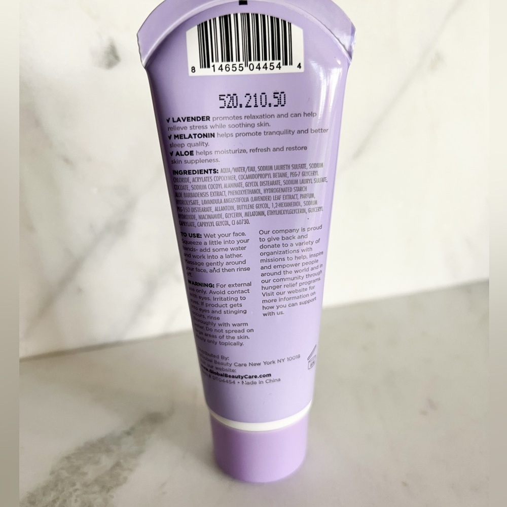 NWT Global Beauty Calming Nighttime Skincare Set Lavender Aloe 4-Piece Gift Set - Picture 11 of 11